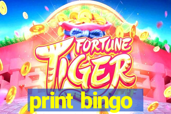 print bingo